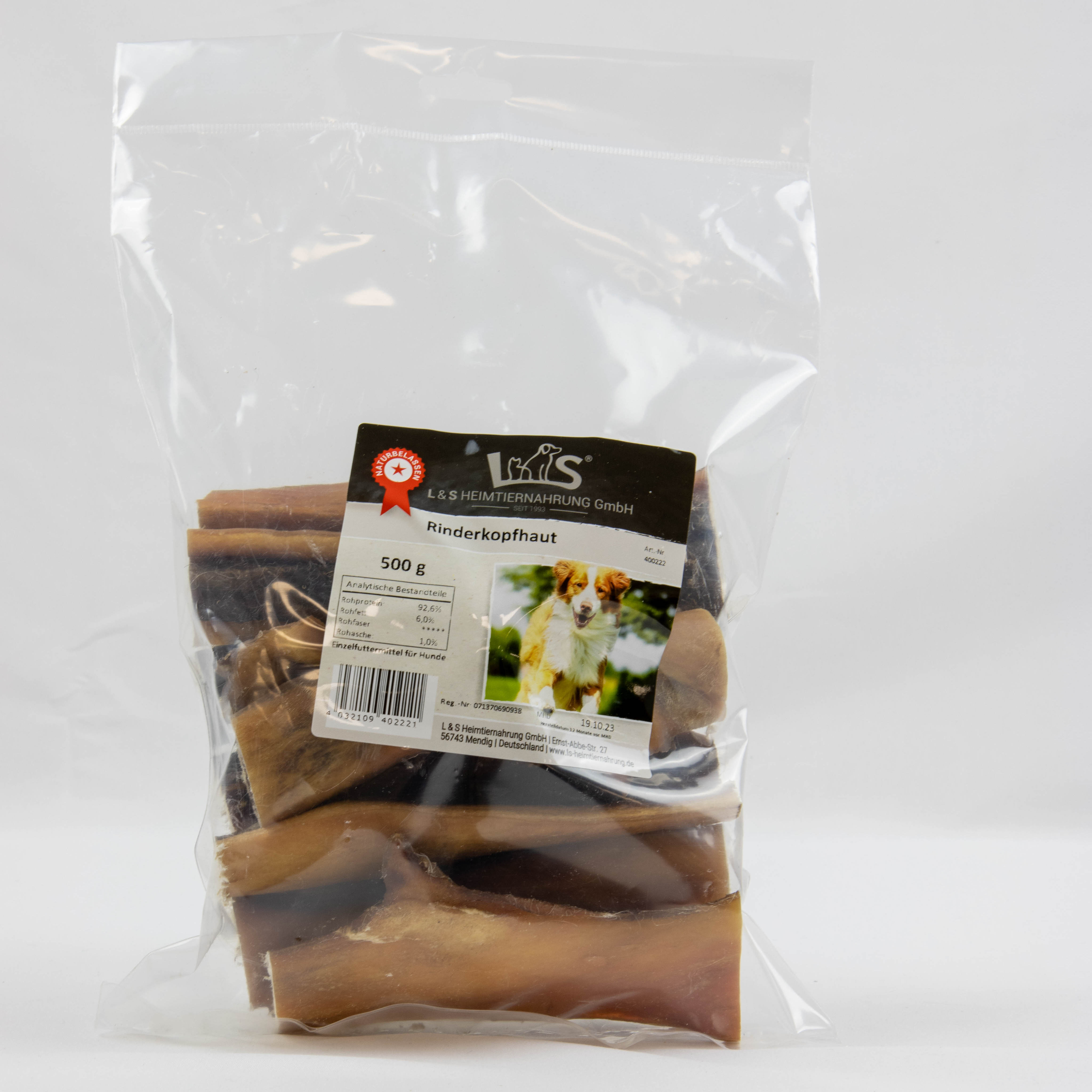 Rinderkopfhaut, 500g