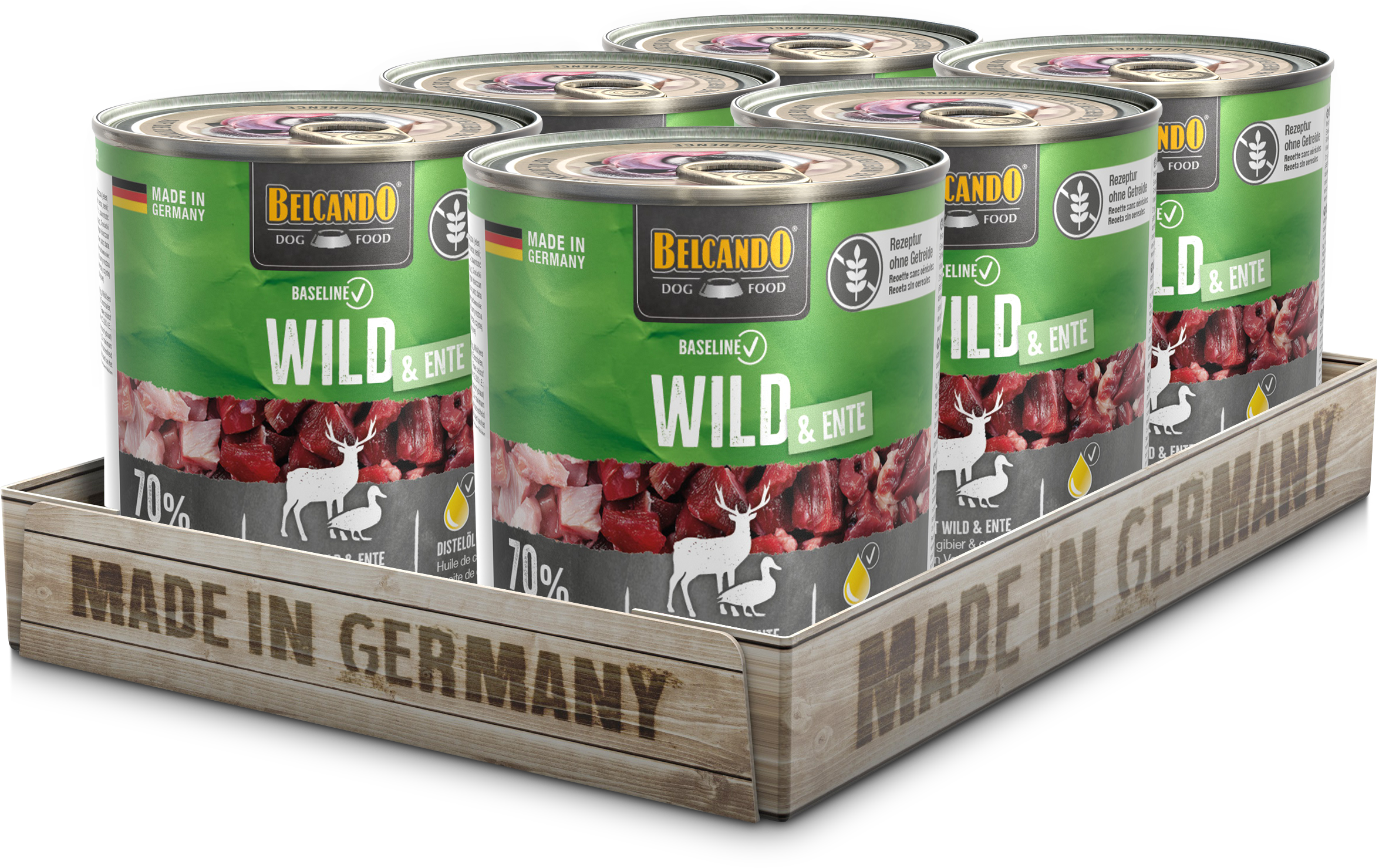 BELCANDO Baseline Wild & Ente, 6x800g 