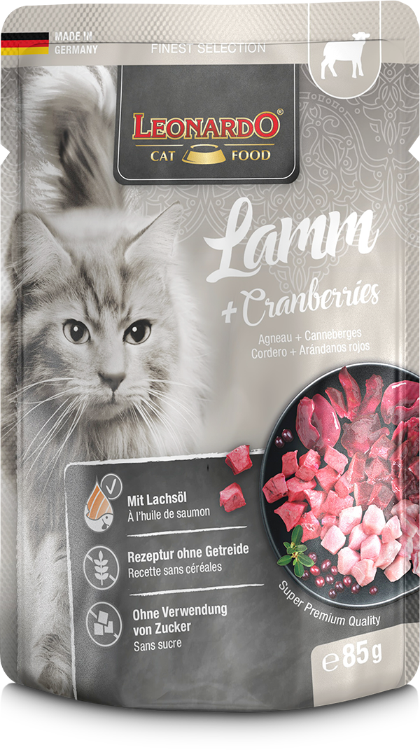 LEONARDO Lamm + Cranberries, 16x85g