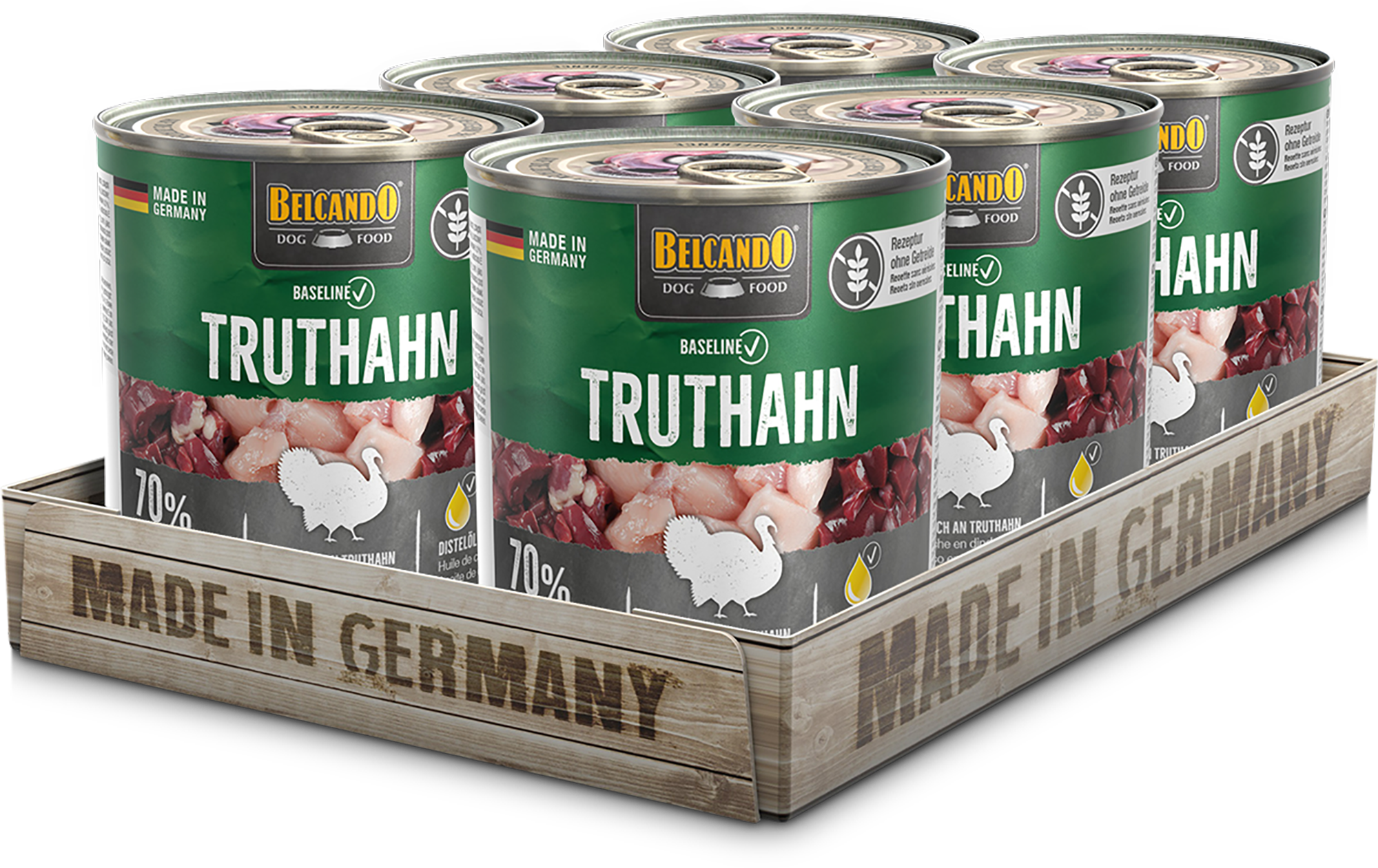 BELCANDO Baseline Truthahn, 6x800g 