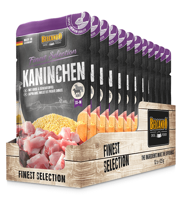 Belcando-Pouches-Tray-Kaninchen-125g