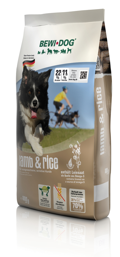 BEWI DOG® lamb & rice, 800g