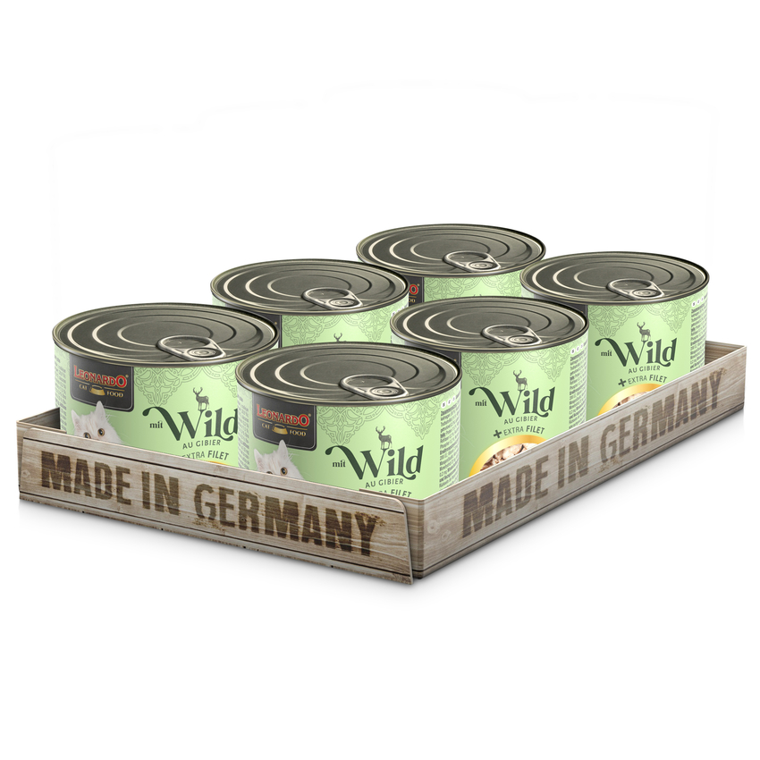 LEONARDO mit Wild + extra Filet 6x200g