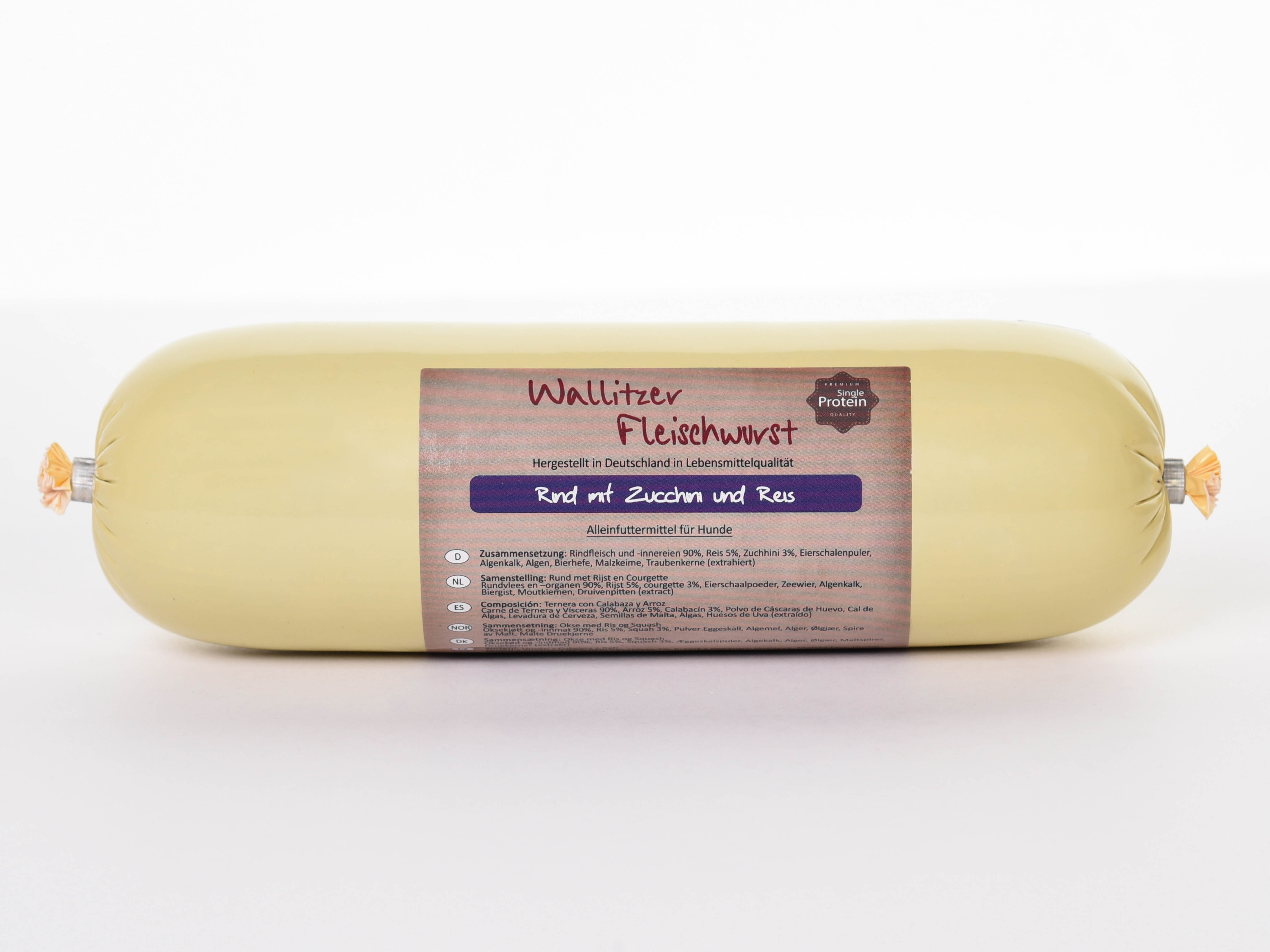 Rind m. Zucchini + Reis 14x400g